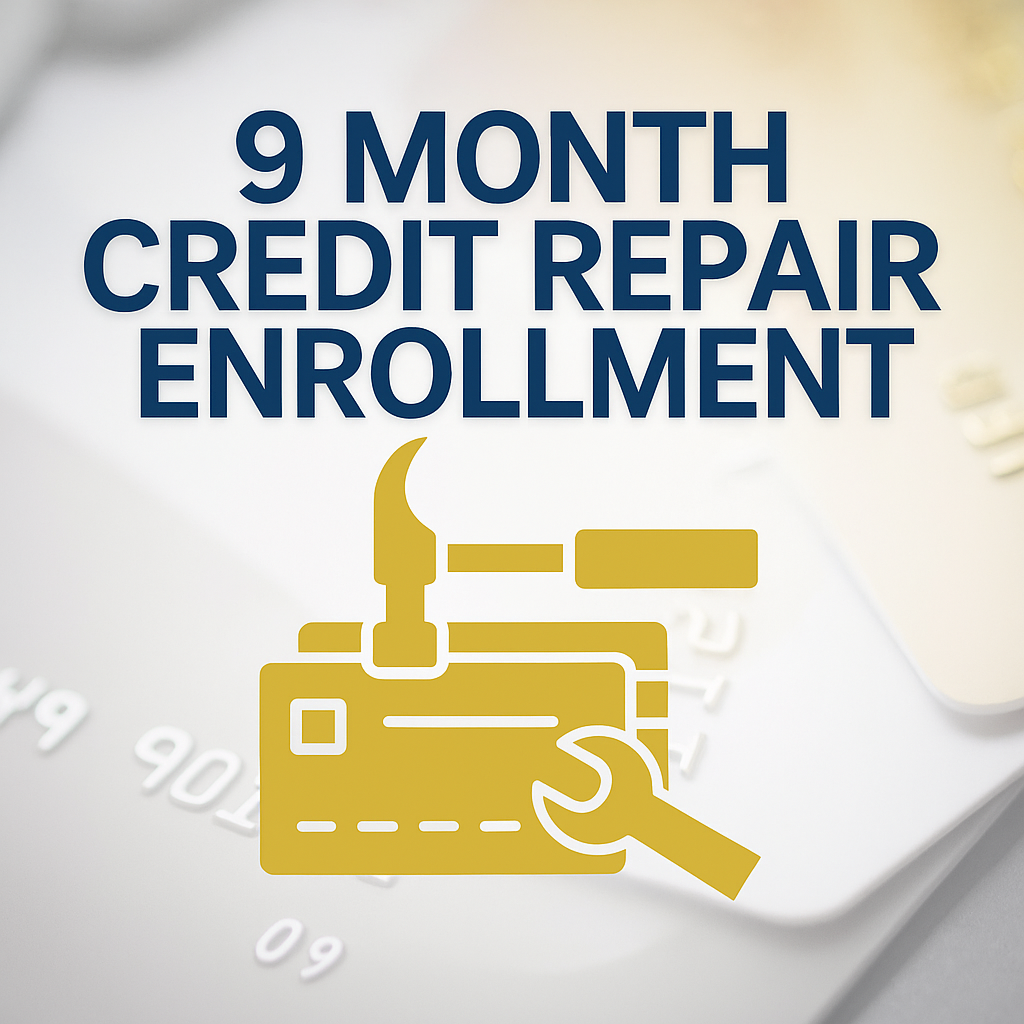 DFY 9 Month Credit Repair Enrollment