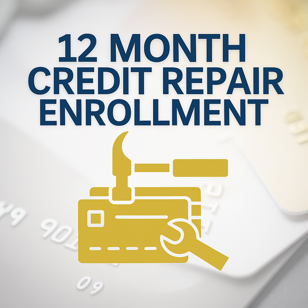 DFY 12 Month Credit Repair Enrollment